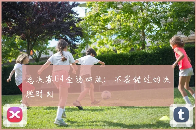 总决赛G4全场回放:不容错过的决胜时刻